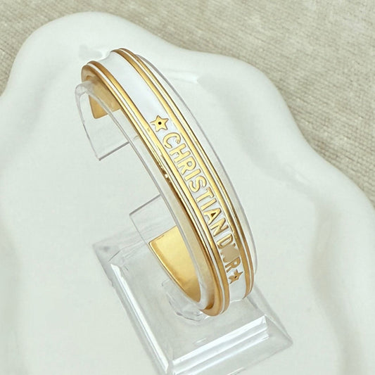 Ciara bangle white