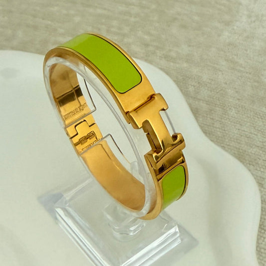 Zena bangle olive green
